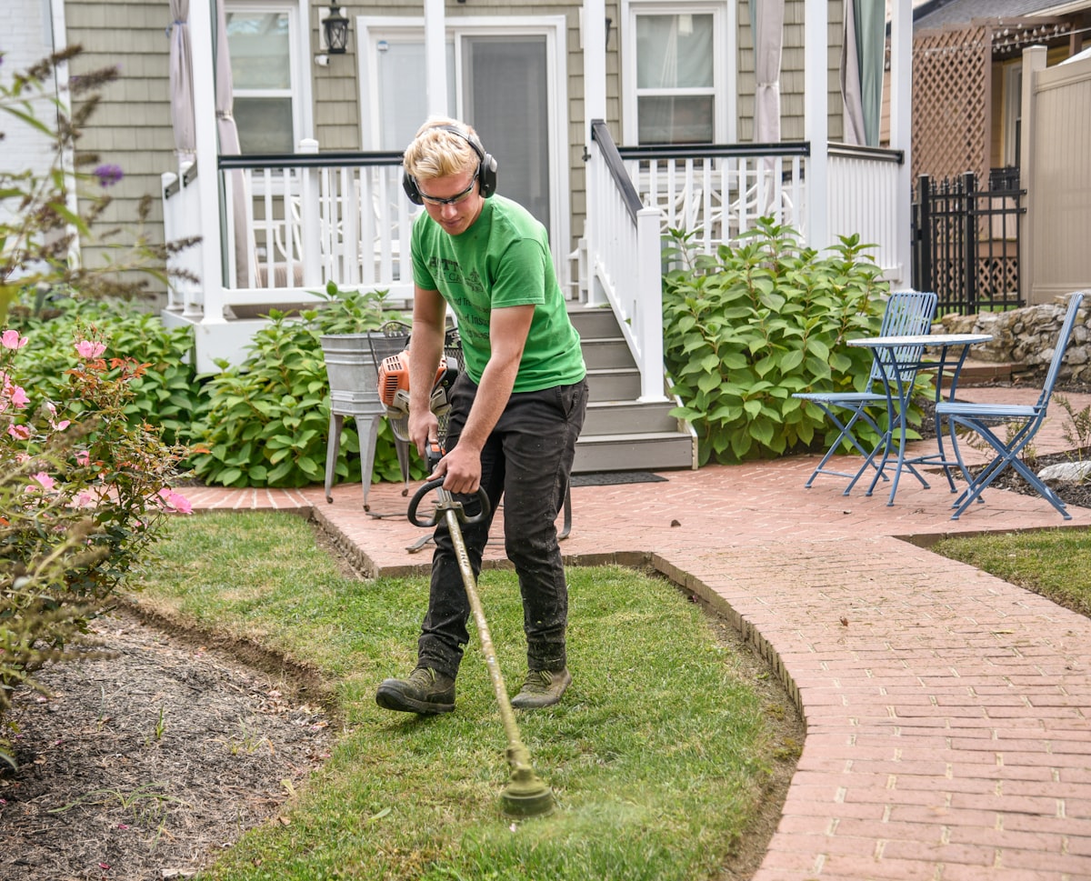 SunState landscaping crew at work